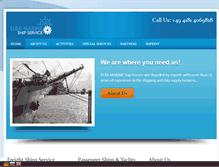 Tablet Screenshot of elba-marine.com